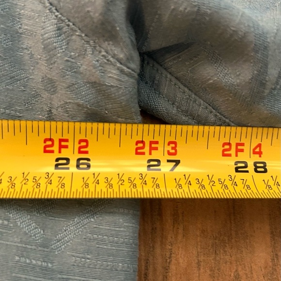 Blue Casual Button Down Shirt with Short Sleeves - Picture 7 of 7